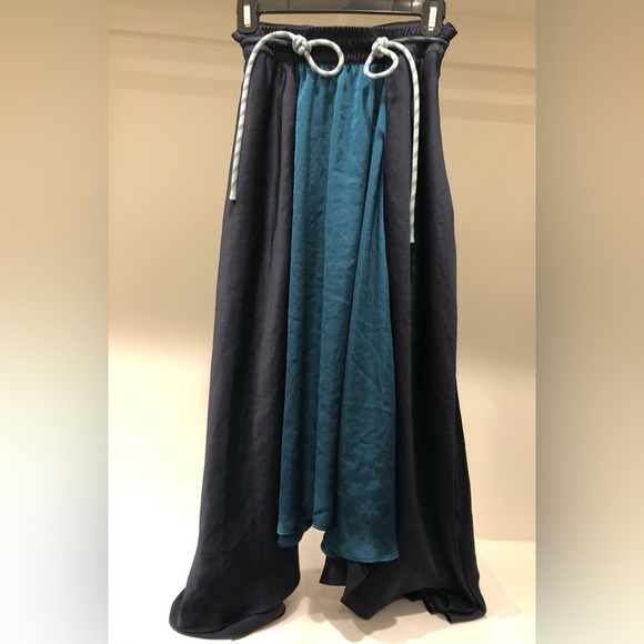 NWT Lululemon X Roksanda Face Forward Skirt ~ Sz XS ~ True Navy/Emerald/Frost